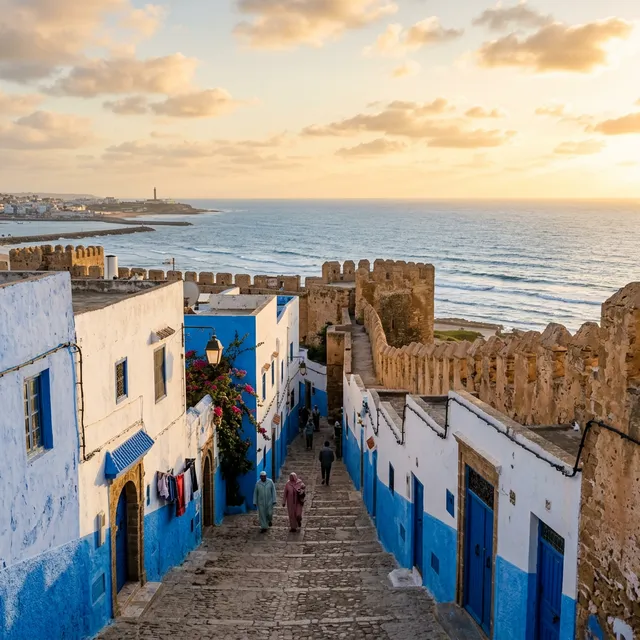 The Kasbah of the Udayas in Rabat, Morocco